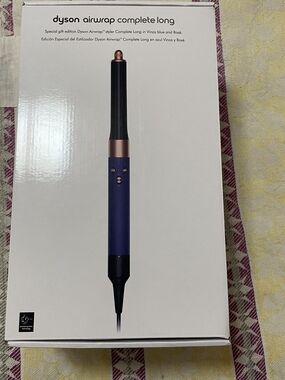 NIB Limited Edition Dyson Airwrap Multi-styler Complete Long - Rose/Vinca Blue